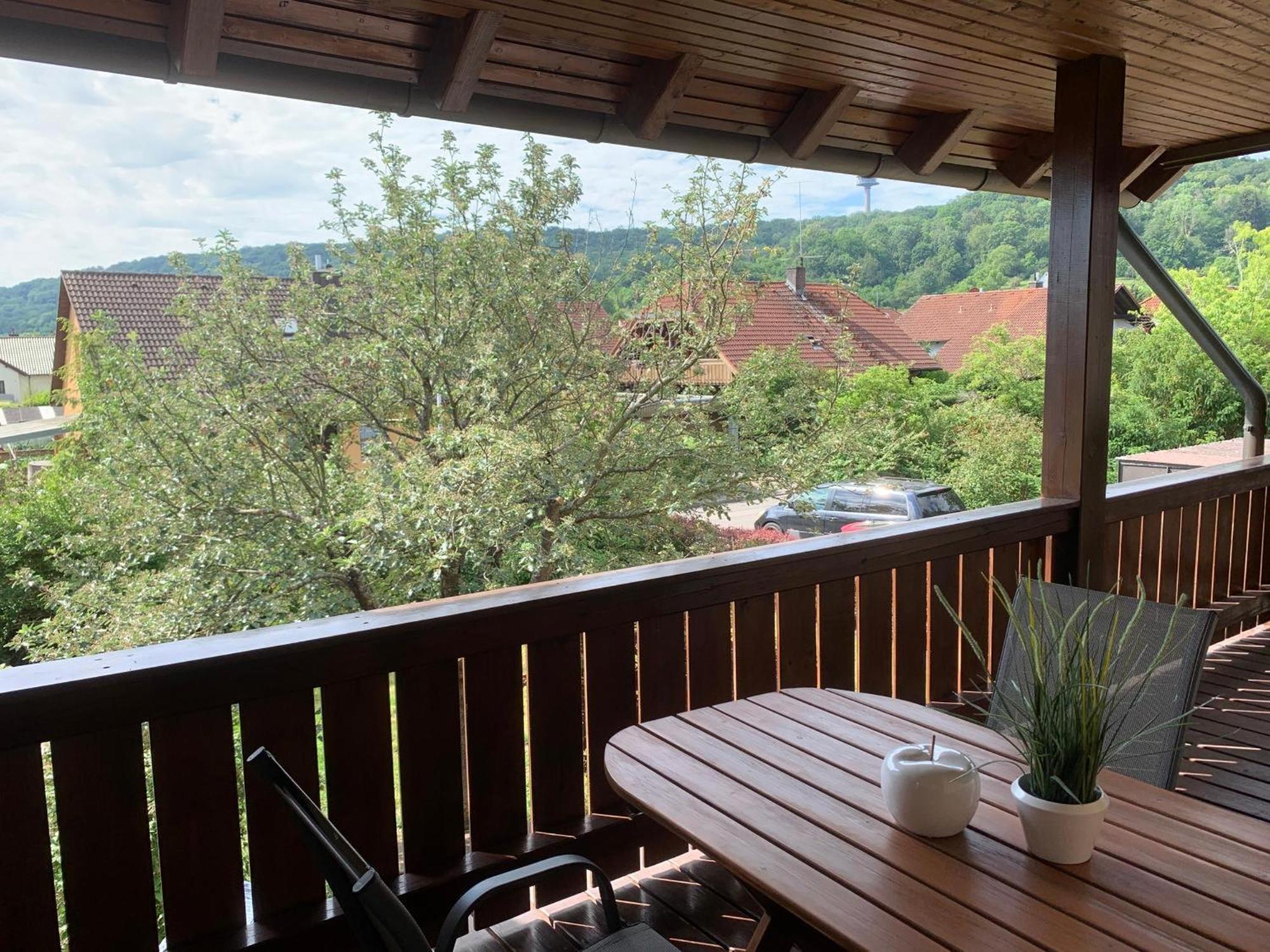 Ferienwohnung Apfelbluete Burgbernheim Exterior foto